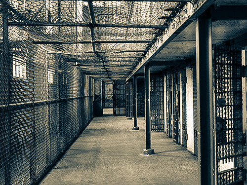 Gitter Gefängniss Knast